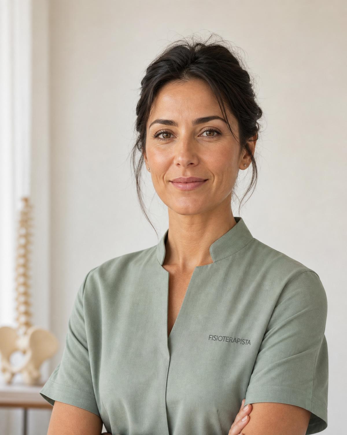 Ritratto della Dr. Daiane Jäger, fisioterapista